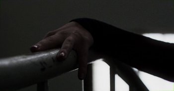 Movie still from “Desto - Exoskeleton” (2018), directed by Kristian Lindén – Extreme Close Up shot, Overhead angle