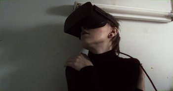 Movie still from “Desto - Exoskeleton” (2018), directed by Kristian Lindén – Close Up shot, Low angle