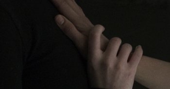 Movie still from “Desto - Exoskeleton” (2018), directed by Kristian Lindén – Extreme Close Up shot, Overhead angle