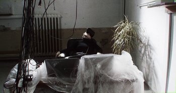 Movie still from “Desto - Exoskeleton” (2018), directed by Kristian Lindén – Wide shot, High angle