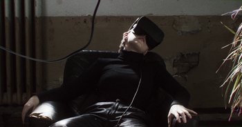 Movie still from “Desto - Exoskeleton” (2018), directed by Kristian Lindén – Medium shot, High angle