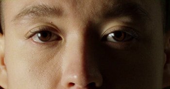 Movie still from “Desto - Exoskeleton” (2018), directed by Kristian Lindén – Extreme Close Up shot, Overhead angle