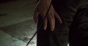 Movie still from “Desto - Exoskeleton” (2018), directed by Kristian Lindén – Extreme Close Up shot, High angle