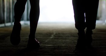 Movie still from “Desto - Exoskeleton” (2018), directed by Kristian Lindén – Extreme Close Up shot, Low angle