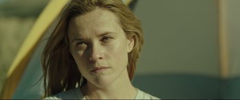 Movie still from “Wild” (2014), directed by Jean-Marc Vallée – Close Up shot, Low angle