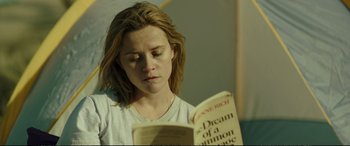 Movie still from “Wild” (2014), directed by Jean-Marc Vallée – Medium shot, High angle