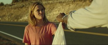 Movie still from “Wild” (2014), directed by Jean-Marc Vallée – Medium shot, Over the shoulder angle