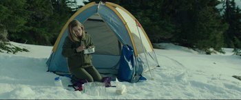 Movie still from “Wild” (2014), directed by Jean-Marc Vallée – Wide shot, High angle