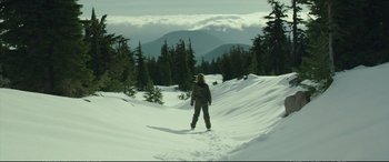 Movie still from “Wild” (2014), directed by Jean-Marc Vallée – Extreme Wide shot, High angle