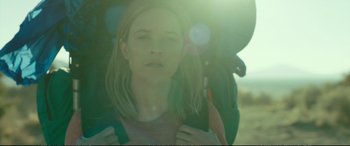 Movie still from “Wild” (2014), directed by Jean-Marc Vallée – Close Up shot, Low angle