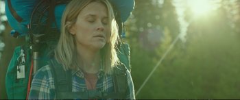 Movie still from “Wild” (2014), directed by Jean-Marc Vallée – Close Up shot, Low angle