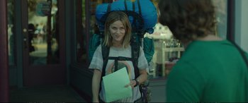 Movie still from “Wild” (2014), directed by Jean-Marc Vallée – Medium shot, Over the shoulder angle