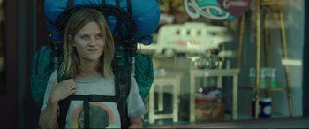 Movie still from “Wild” (2014), directed by Jean-Marc Vallée – Medium shot, Over the shoulder angle