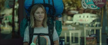 Movie still from “Wild” (2014), directed by Jean-Marc Vallée – Medium shot, Over the shoulder angle