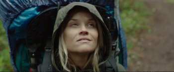 Movie still from “Wild” (2014), directed by Jean-Marc Vallée – Close Up shot, Low angle