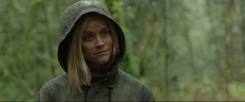 Movie still from “Wild” (2014), directed by Jean-Marc Vallée – Close Up shot, Low angle