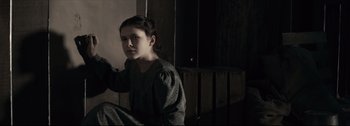 Movie still from “Women Talking” (2022), directed by Sarah Polley – Medium shot, Low angle