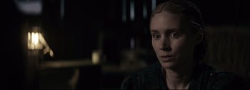 Movie still from “Women Talking” (2022), directed by Sarah Polley – Close Up shot, Over the shoulder angle