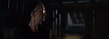 Movie still from “Women Talking” (2022), directed by Sarah Polley – Close Up shot, Over the shoulder angle