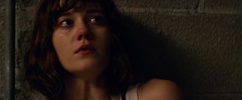 Movie still from “10 Cloverfield Lane” (2016), directed by Dan Trachtenberg – Close Up shot, Overhead angle