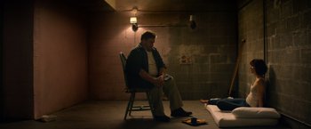 Movie still from “10 Cloverfield Lane” (2016), directed by Dan Trachtenberg – Wide shot, High angle
