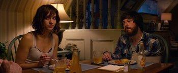 Movie still from “10 Cloverfield Lane” (2016), directed by Dan Trachtenberg – Medium shot, Over the shoulder angle