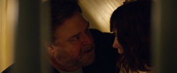 Movie still from “10 Cloverfield Lane” (2016), directed by Dan Trachtenberg – Close Up shot, Over the shoulder angle