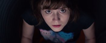 Movie still from “10 Cloverfield Lane” (2016), directed by Dan Trachtenberg – Close Up shot, Overhead angle