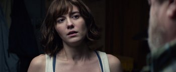 Movie still from “10 Cloverfield Lane” (2016), directed by Dan Trachtenberg – Close Up shot, Over the shoulder angle