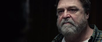 Movie still from “10 Cloverfield Lane” (2016), directed by Dan Trachtenberg – Close Up shot, Low angle