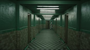 Movie still from “A Cure for Wellness” (2016), directed by Gore Verbinski – Extreme Wide shot, High angle
