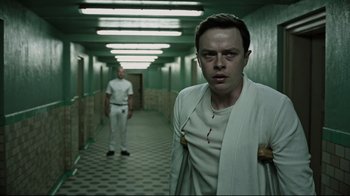 Movie still from “A Cure for Wellness” (2016), directed by Gore Verbinski – Medium shot, Low angle