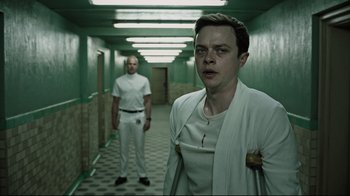 Movie still from “A Cure for Wellness” (2016), directed by Gore Verbinski – Medium shot, Low angle