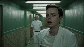 Movie still from “A Cure for Wellness” (2016), directed by Gore Verbinski – Close Up shot, Low angle