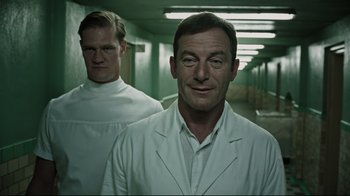 Movie still from “A Cure for Wellness” (2016), directed by Gore Verbinski – Close Up shot, Low angle