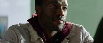 Movie still from “Ambulance” (2022), directed by Michael Bay – Close Up shot, Over the shoulder angle