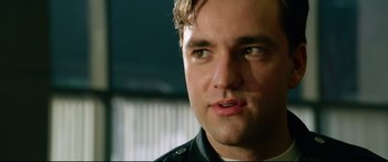 Movie still from “Ambulance” (2022), directed by Michael Bay – Close Up shot, Over the shoulder angle