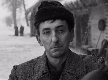 Movie still from “Cold War” (2018), directed by Pawel Pawlikowski – Close Up shot, Low angle