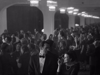 Movie still from “Cold War” (2018), directed by Pawel Pawlikowski – Wide shot, High angle