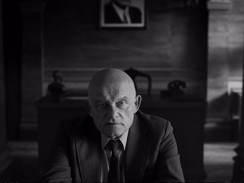 Movie still from “Cold War” (2018), directed by Pawel Pawlikowski – Medium shot, Low angle