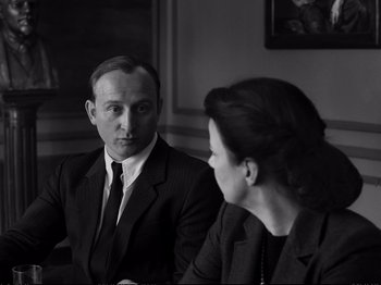 Movie still from “Cold War” (2018), directed by Pawel Pawlikowski – Medium shot, Over the shoulder angle