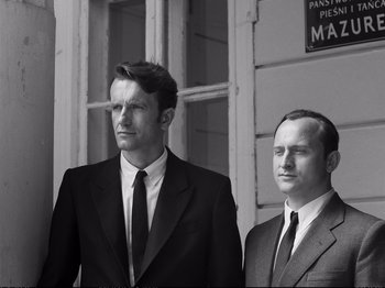 Movie still from “Cold War” (2018), directed by Pawel Pawlikowski – Medium shot, Low angle