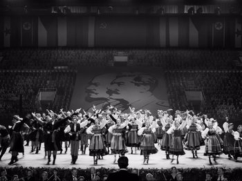 Movie still from “Cold War” (2018), directed by Pawel Pawlikowski – Extreme Wide shot, High angle