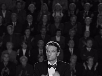 Movie still from “Cold War” (2018), directed by Pawel Pawlikowski – Medium shot, High angle