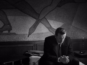 Movie still from “Cold War” (2018), directed by Pawel Pawlikowski – Medium shot, High angle