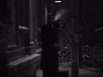 Movie still from “Cold War” (2018), directed by Pawel Pawlikowski – Medium shot, High angle