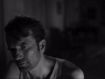 Movie still from “Cold War” (2018), directed by Pawel Pawlikowski – Close Up shot, Low angle