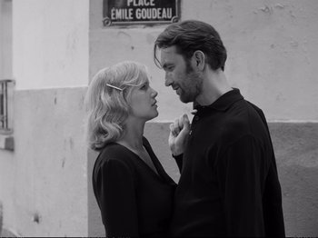 Movie still from “Cold War” (2018), directed by Pawel Pawlikowski – Close Up shot, Over the shoulder angle