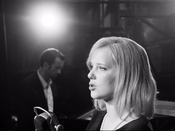 Movie still from “Cold War” (2018), directed by Pawel Pawlikowski – Close Up shot, Low angle