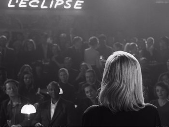 Movie still from “Cold War” (2018), directed by Pawel Pawlikowski – Medium shot, Over the shoulder angle